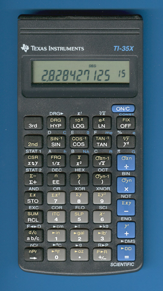 Texas Instruments TI35X IT History Society